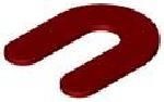 Horse Shoe Shim 1/8 x 1-7/8 x 2-5/8, RED Plastic (Case of 1,000)